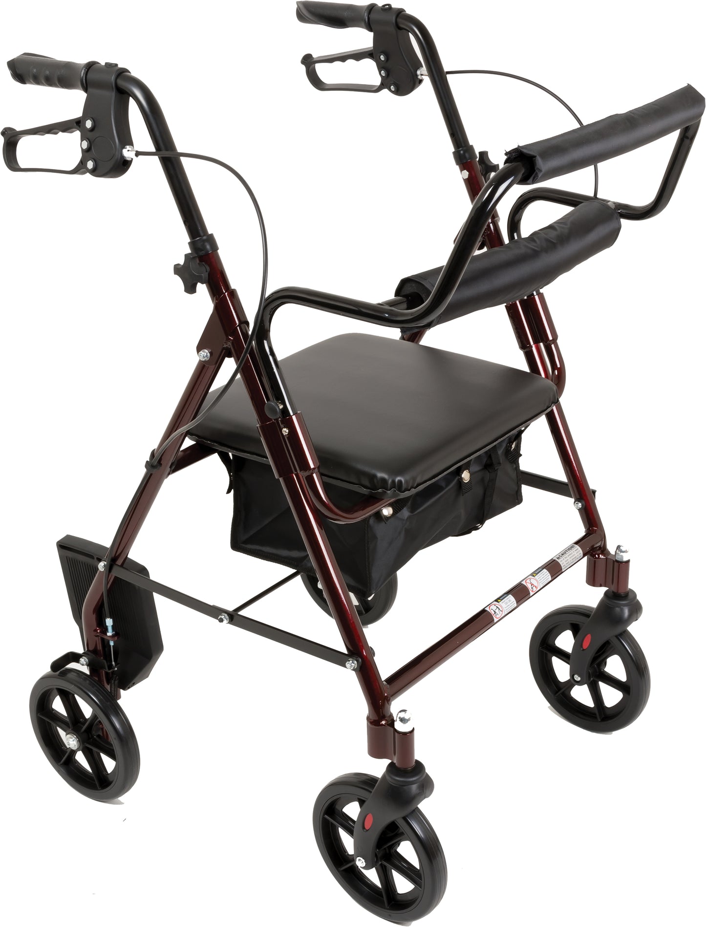 ProBasics Aluminum Transport Rollator with 8-inch Wheels