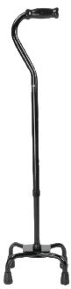 ProBasics Quad Cane, Small Base (Black)