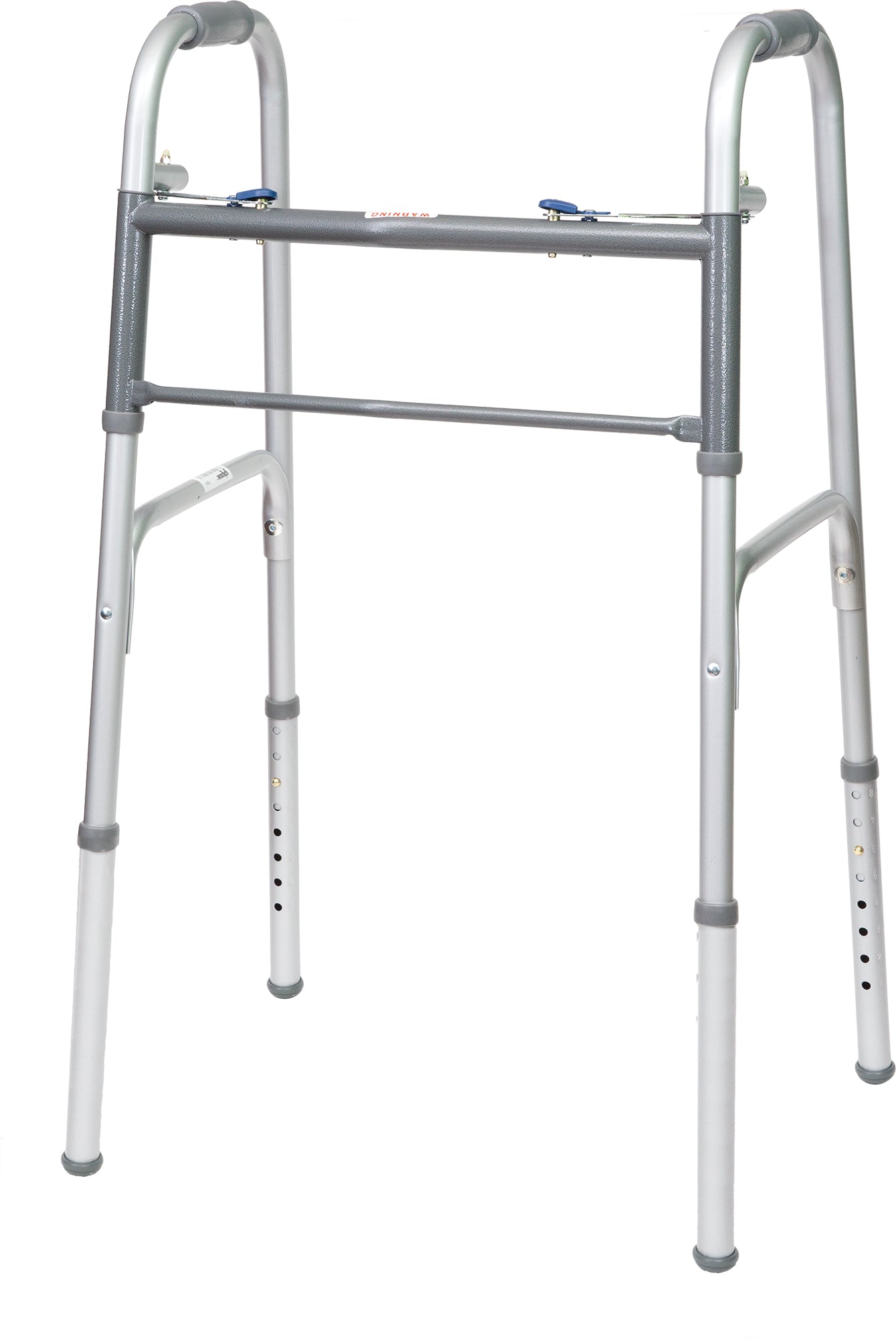 ProBasics Economy Two-Button Folding Steel Walker, (Adult)