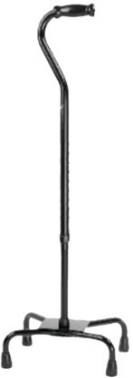 ProBasics Quad Cane, Large Base (Black)